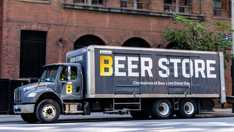 Beer Store delivery truck