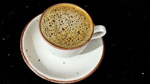 Coffee Cup with Coffee Teaser