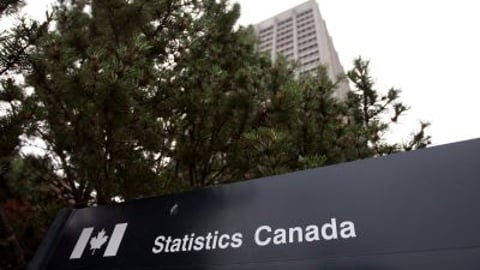 Statistics Canada Sign Canadian Press Teaser