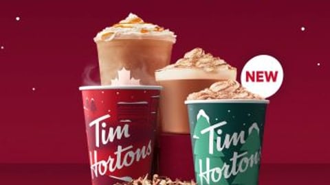 Tim Hortons Christmas Holiday Drinks 2024