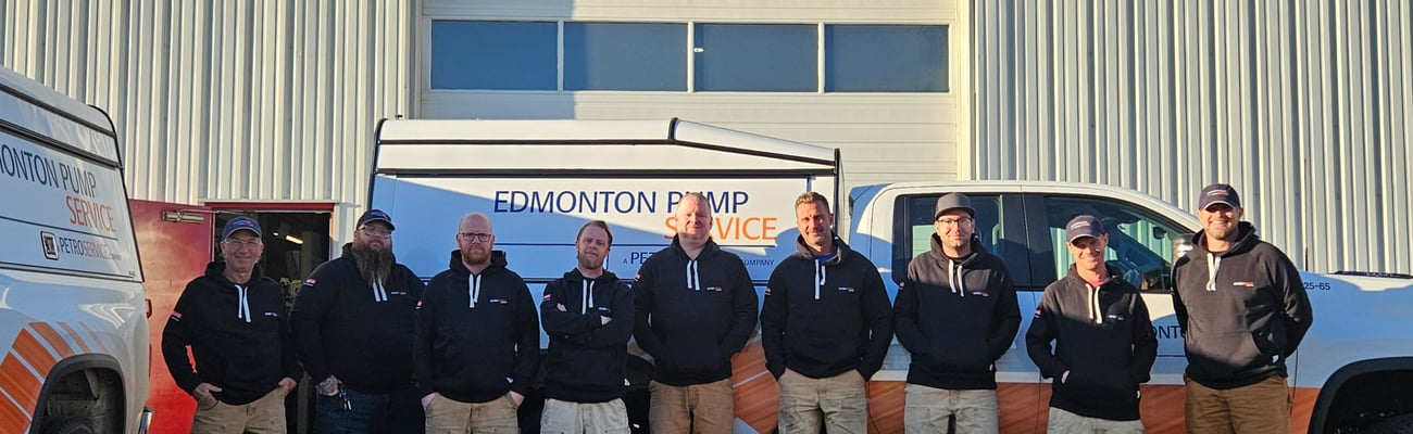 Petro Service team photo at Edmonton Pump Service