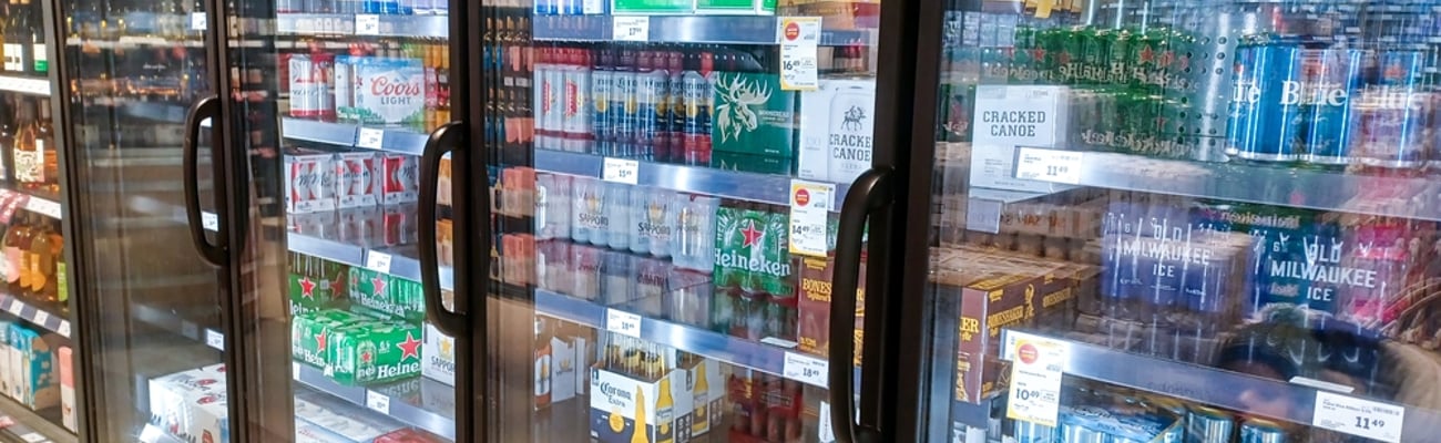 Beer fridge in Toronto