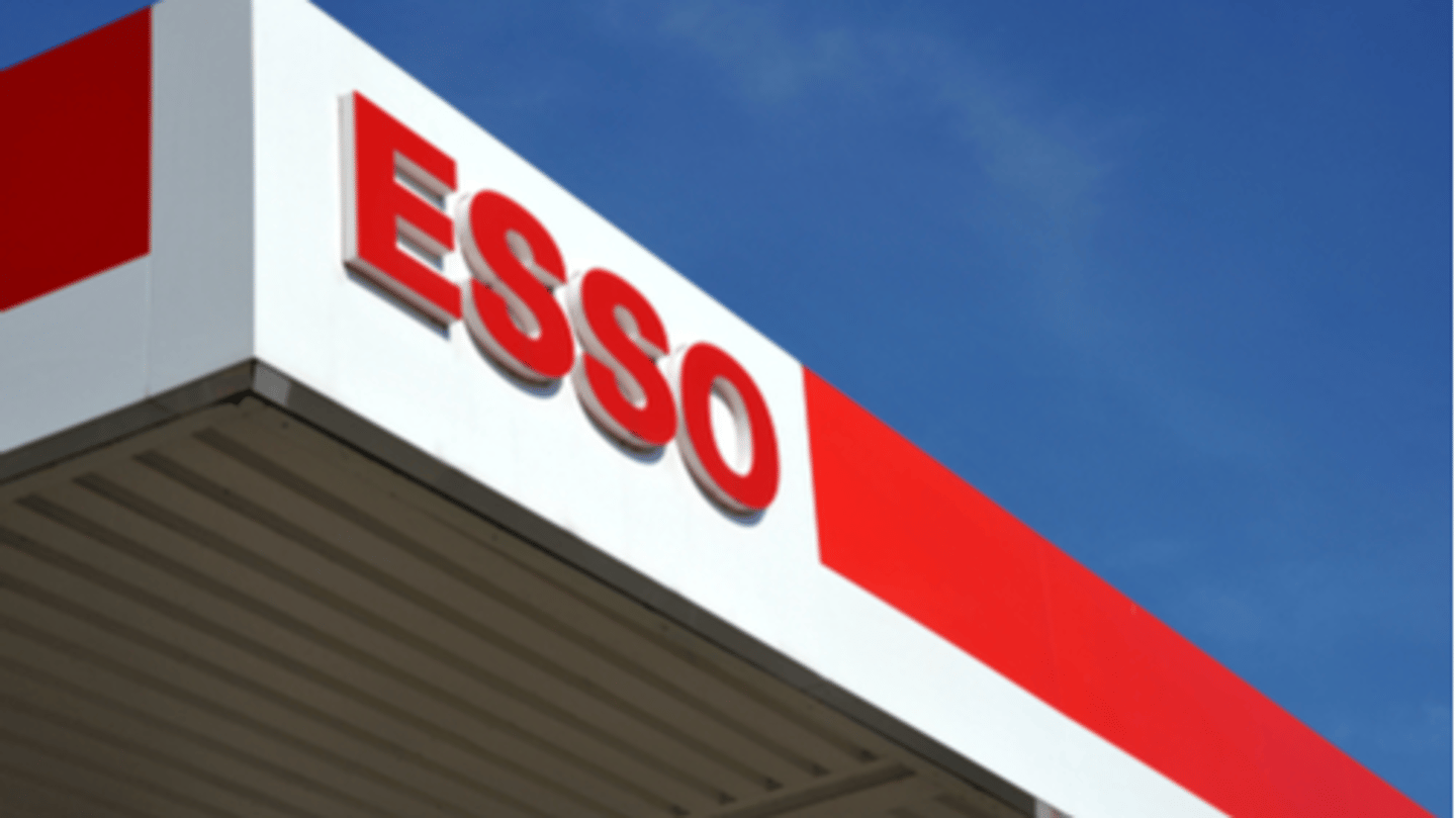 esso gas station