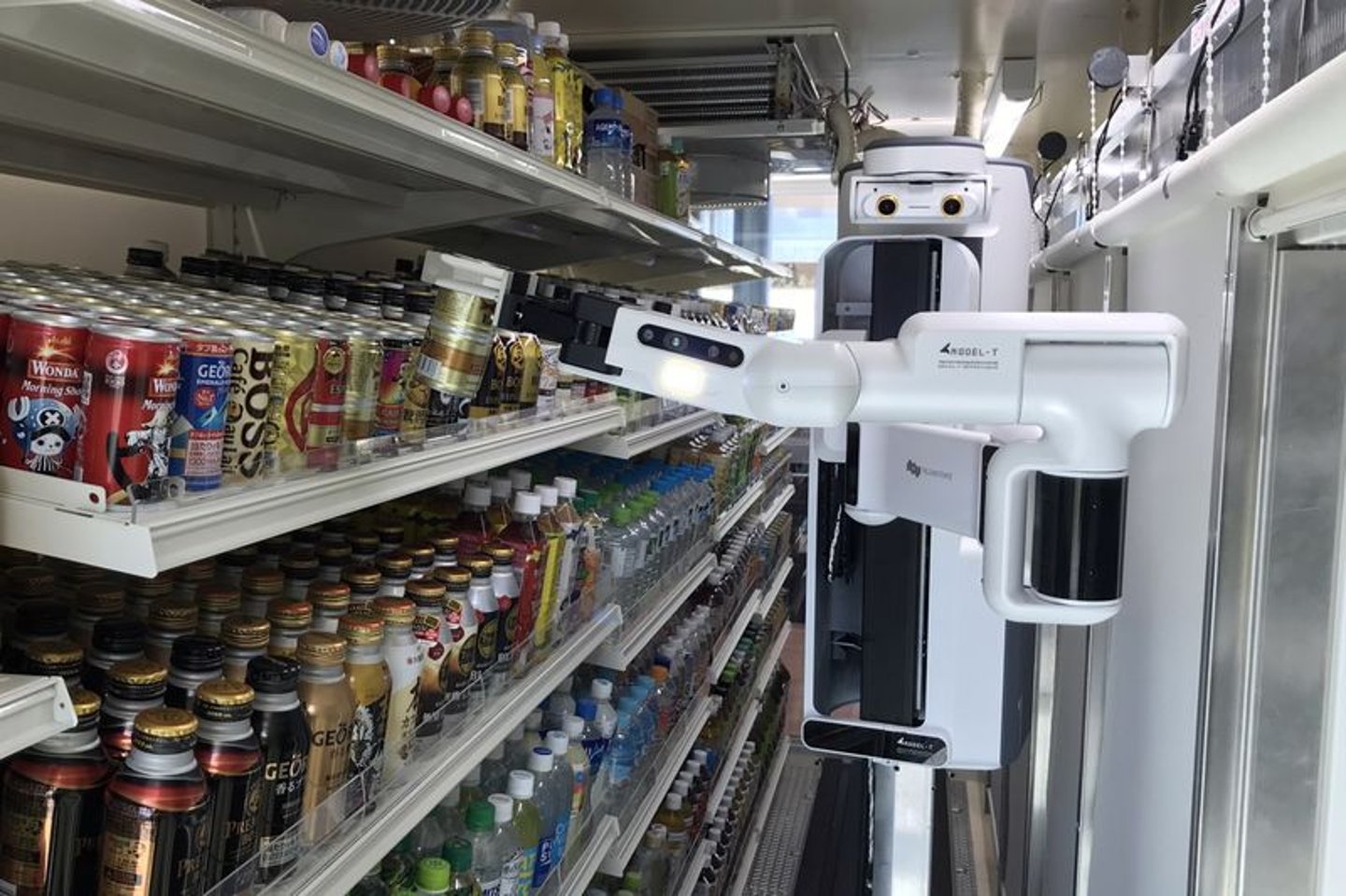 Telexistence Inc. Robot stocking shelves