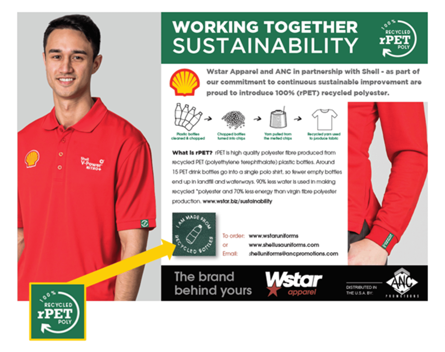 Shell sustainable uniform