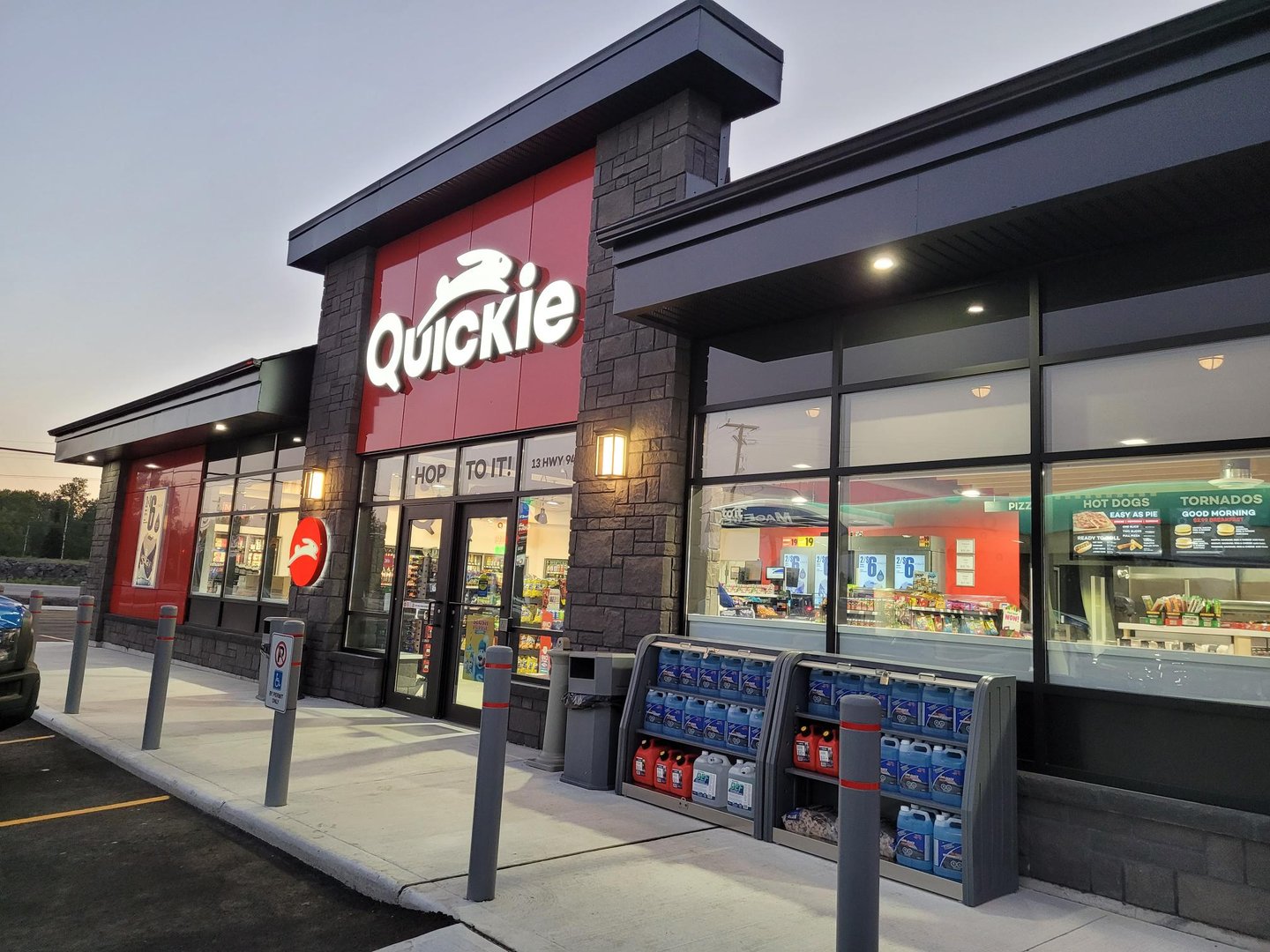 Newly rebranded Quickie store