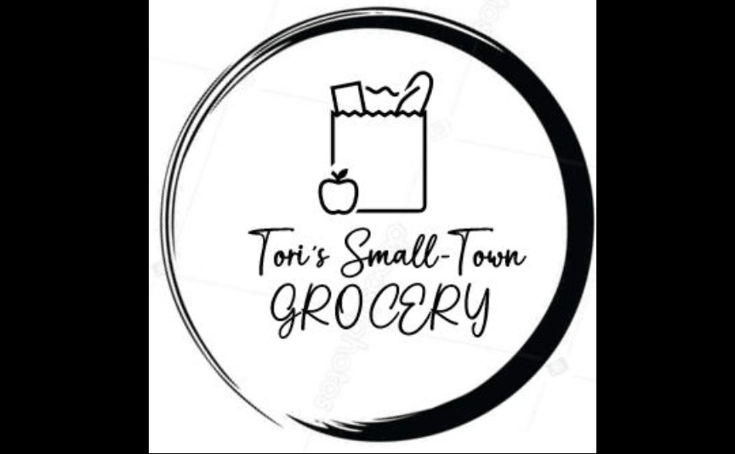 Tori's Small Town grocery logo