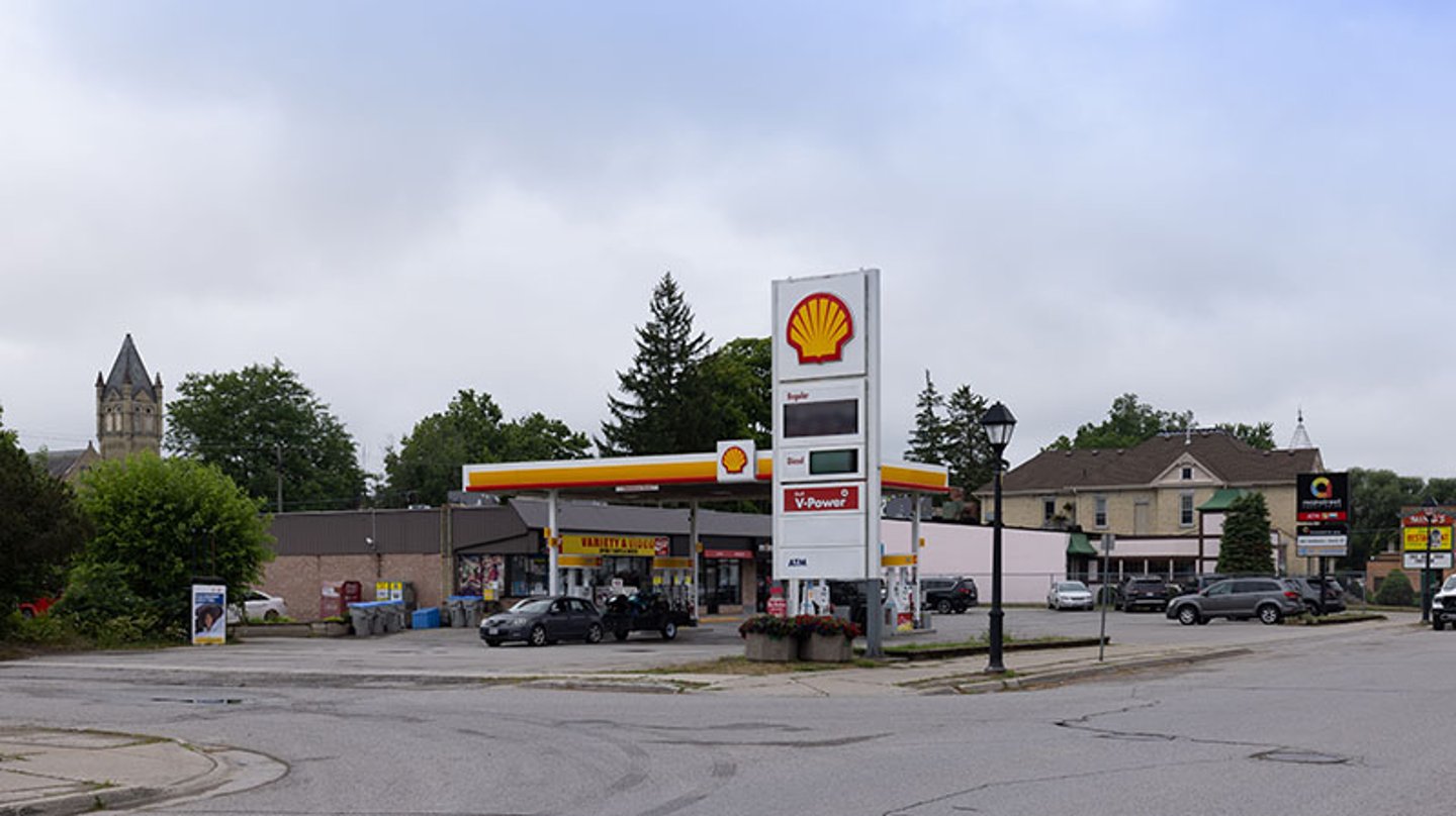 Shell gas station