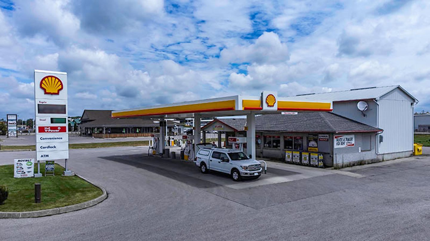 Shell gas station