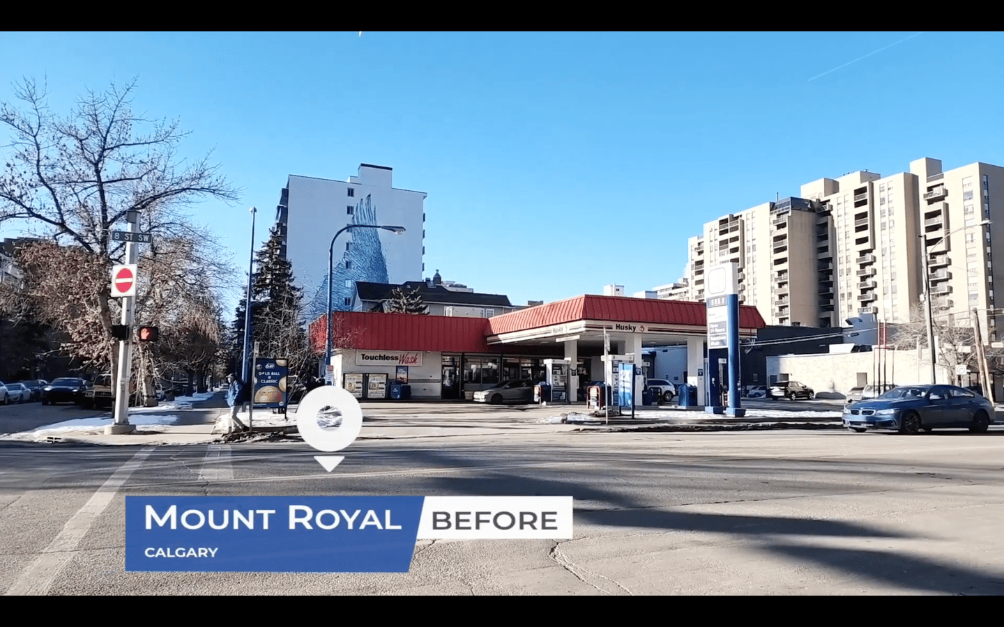 Parkland photo before, when it was a a Husky gas station