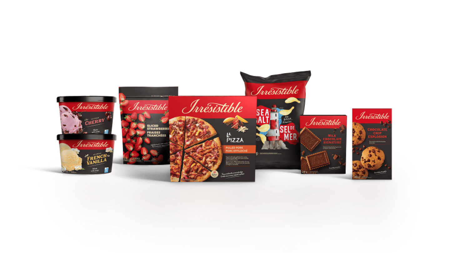 Metro Irresistible line of frozen foods 