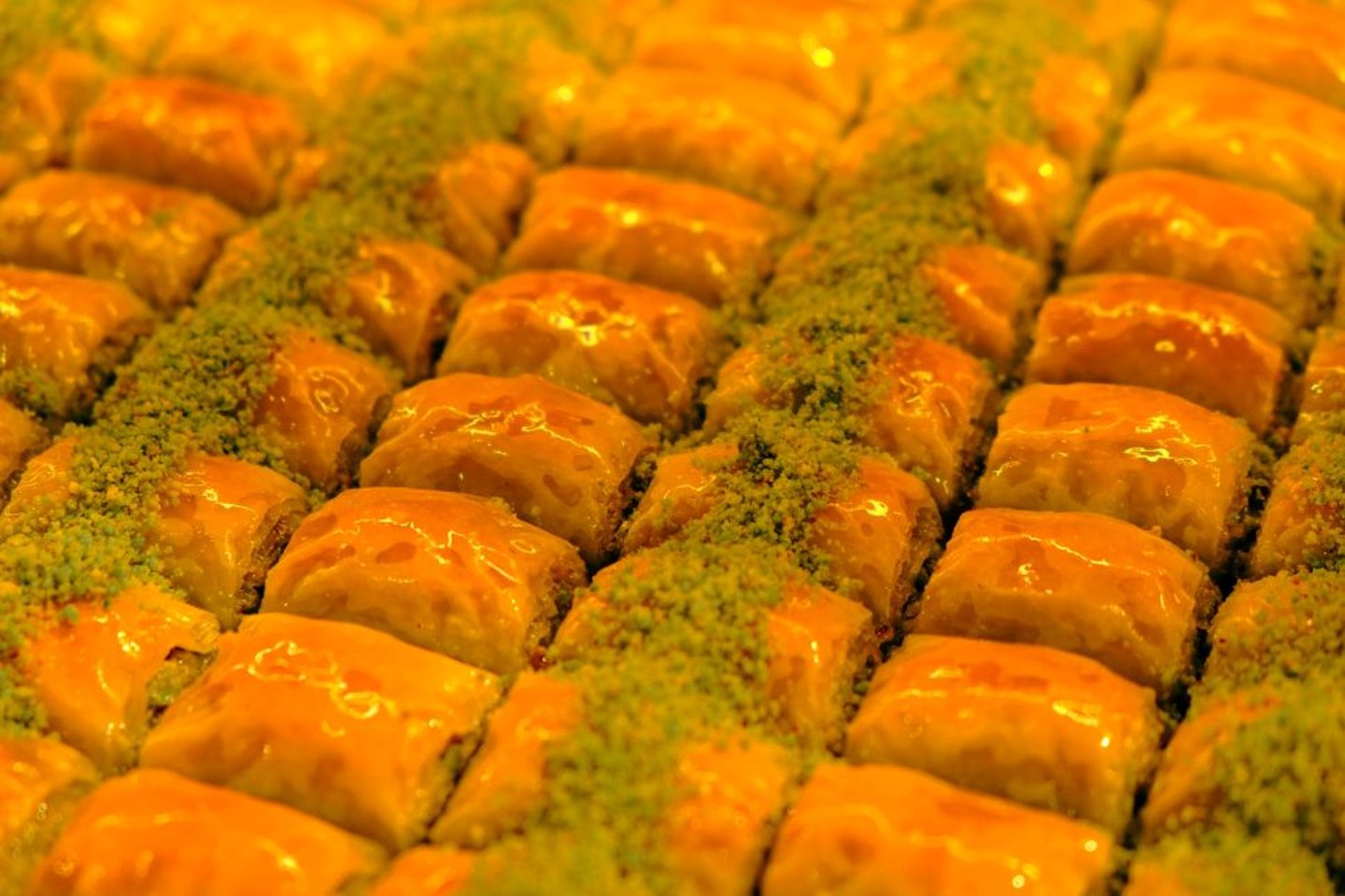 Baklava Tray Stock Image