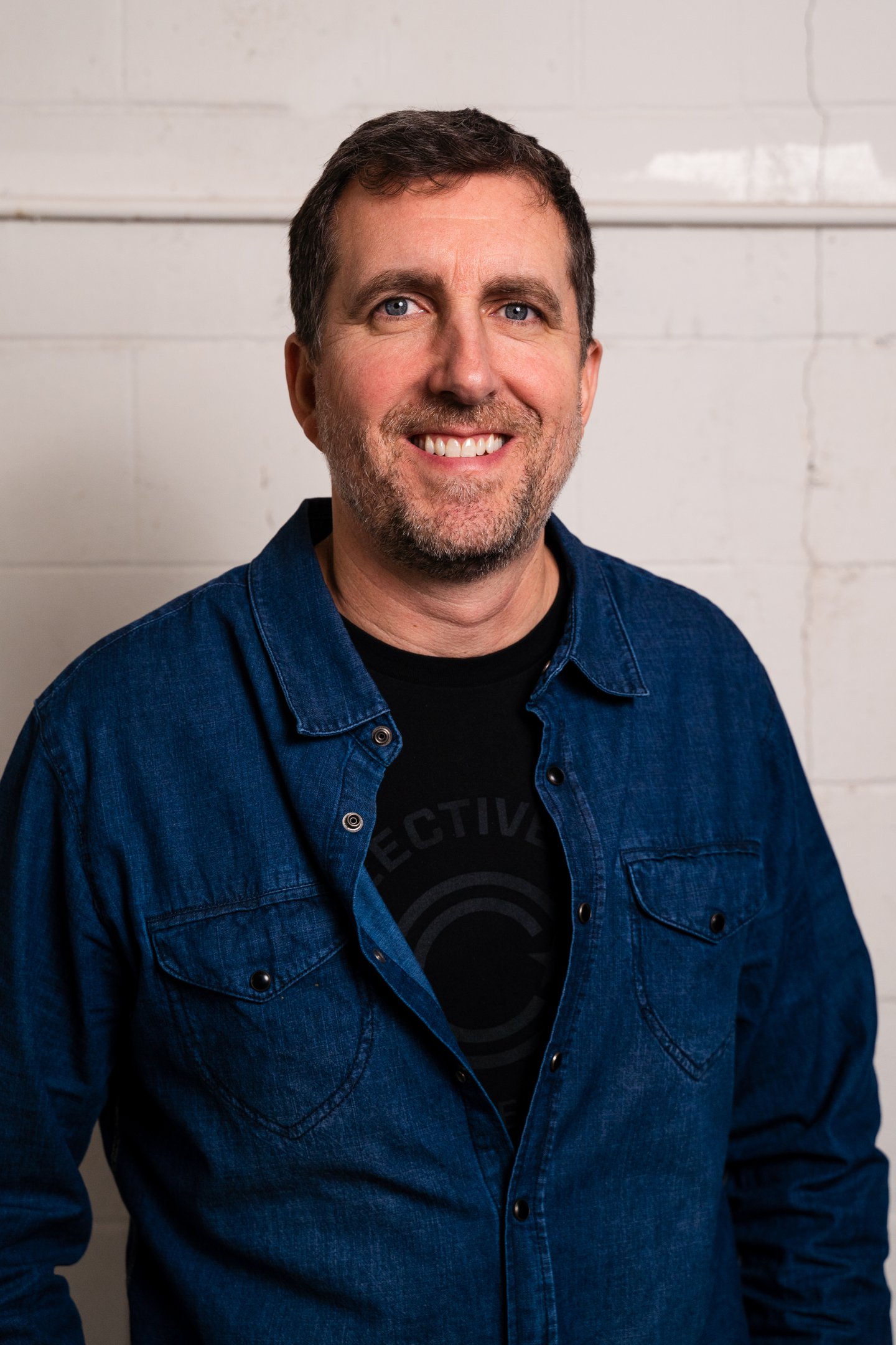 Matt Johnston head shot and blue shirt