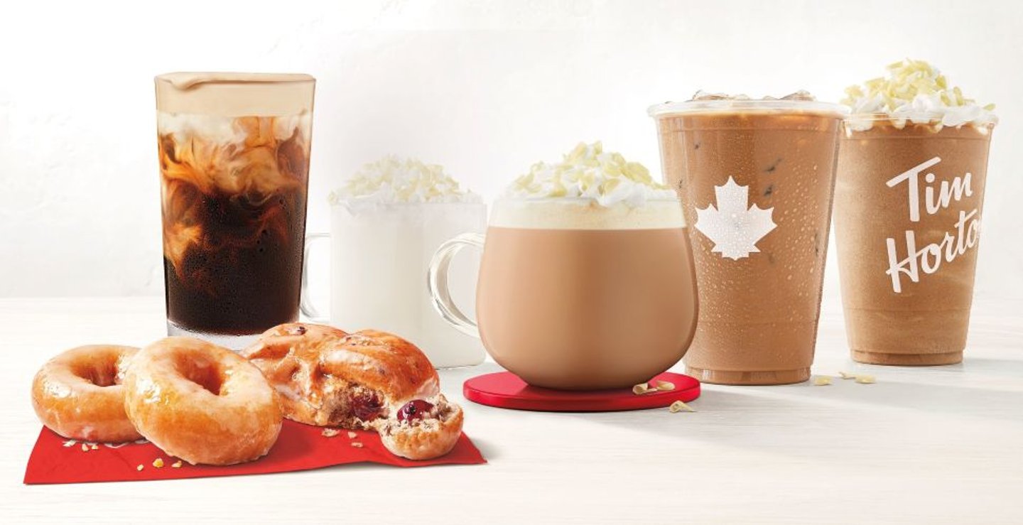 Tim Hortons New Year Beverage and Snack lineup 2025