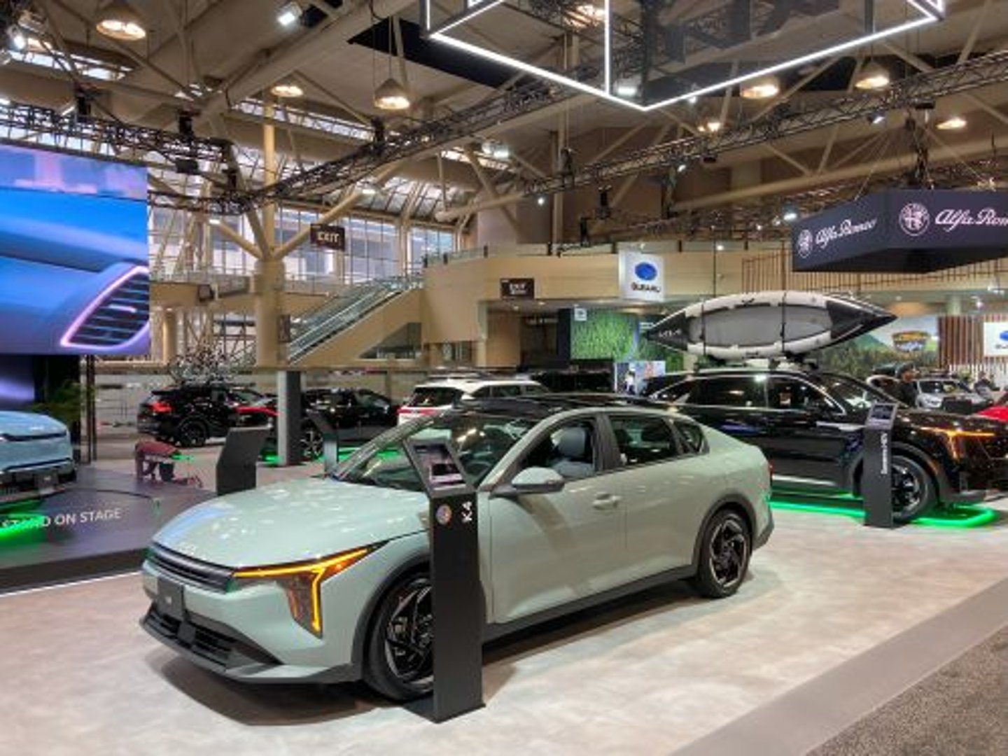 Canadian International AutoShow vehicle maker booth 2025