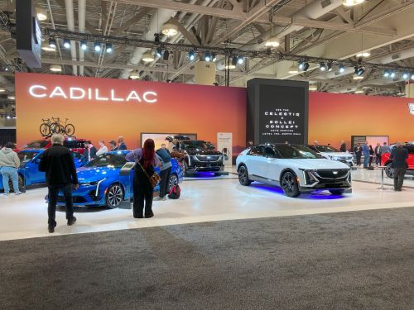 Cadillac booth Canadian International AutoShow 2025