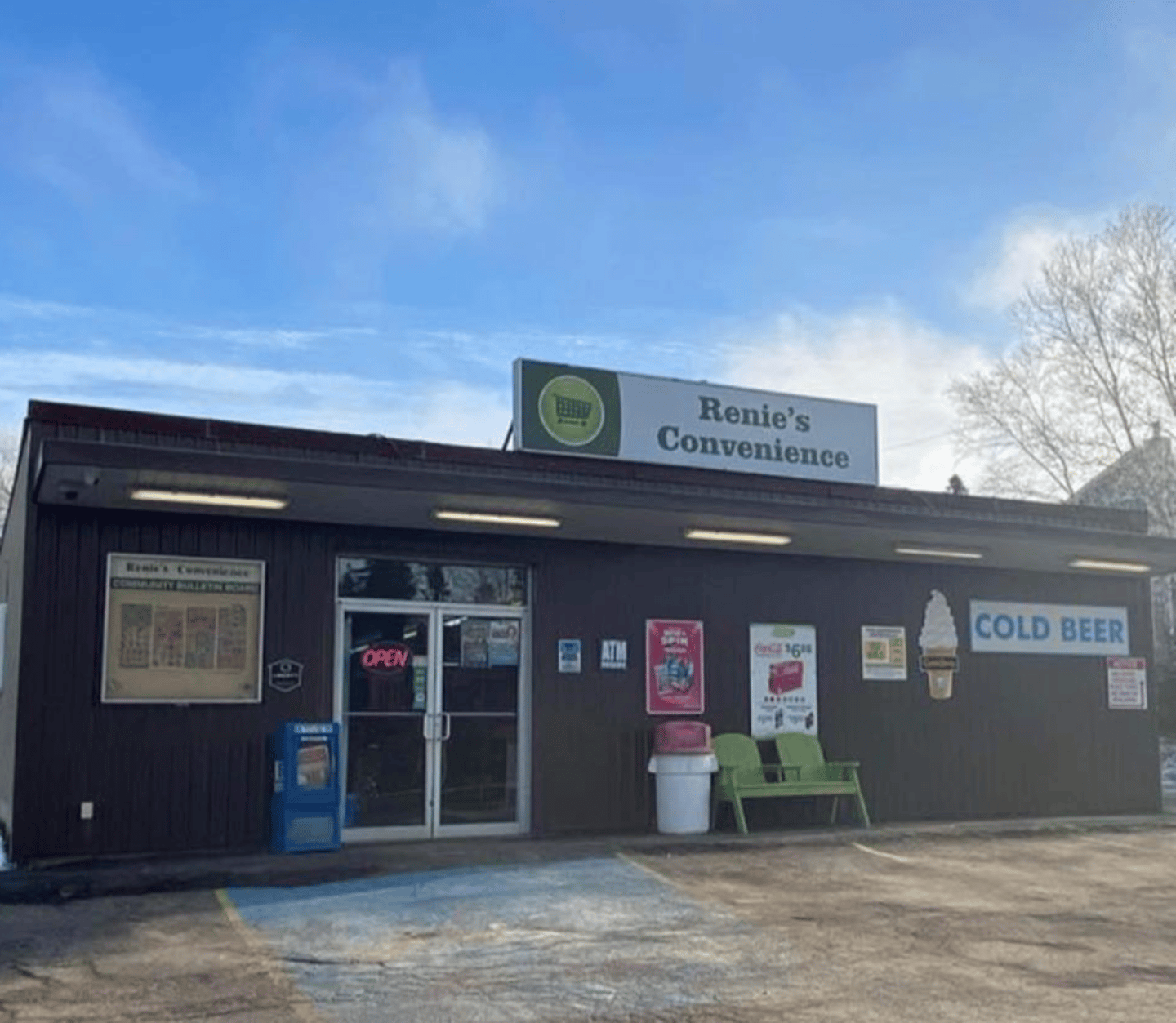 Renie's Convenience exterior shot