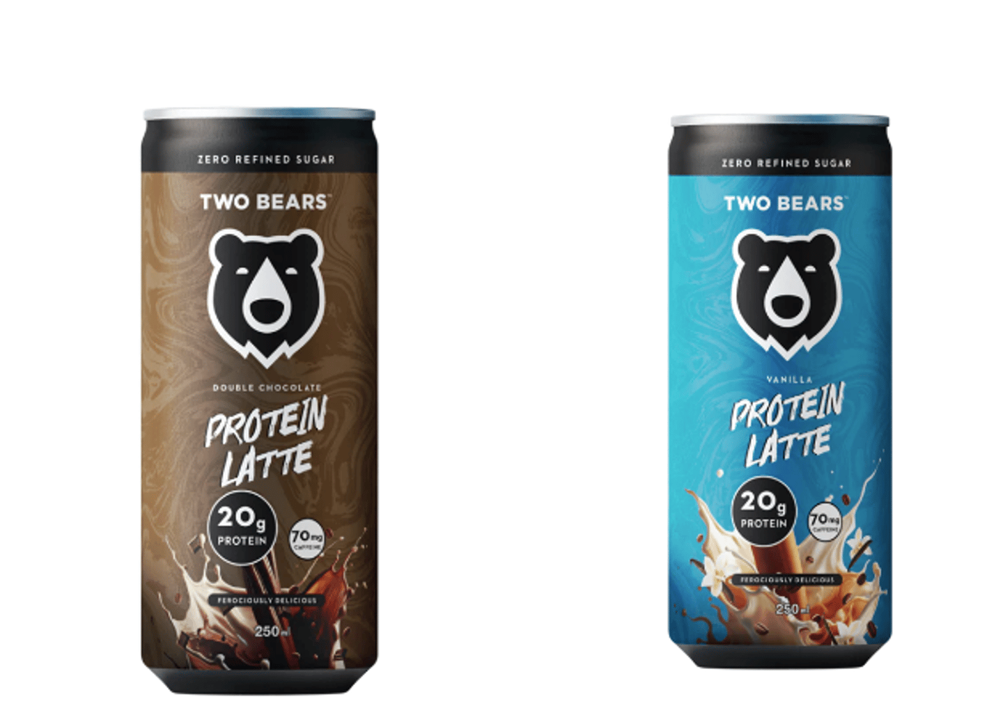 Two bears protein lattes