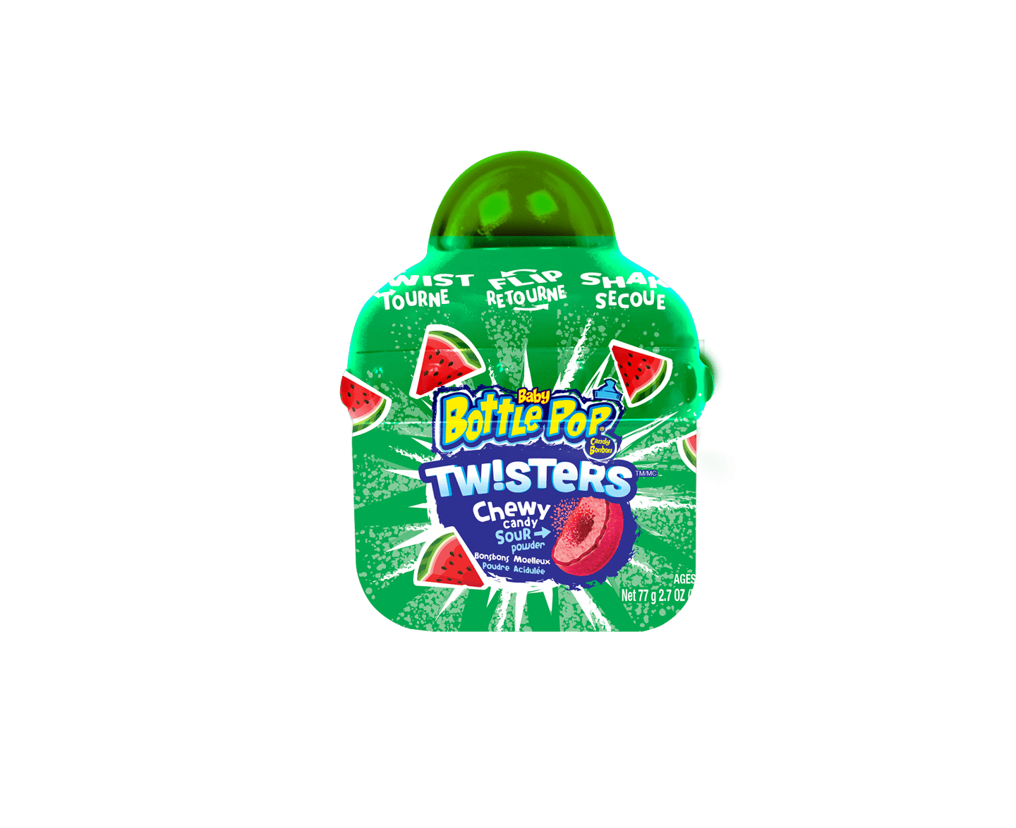 Bottle Pop Twister Green Watermelon