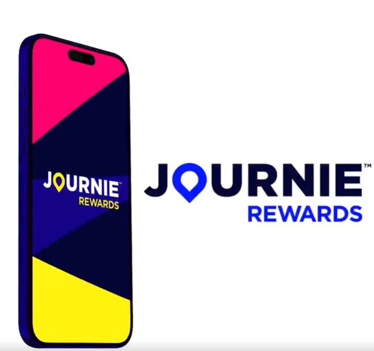 Journie Rewards on a smartphone