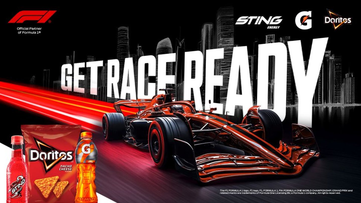 PepsiCo Formula 1 partnership