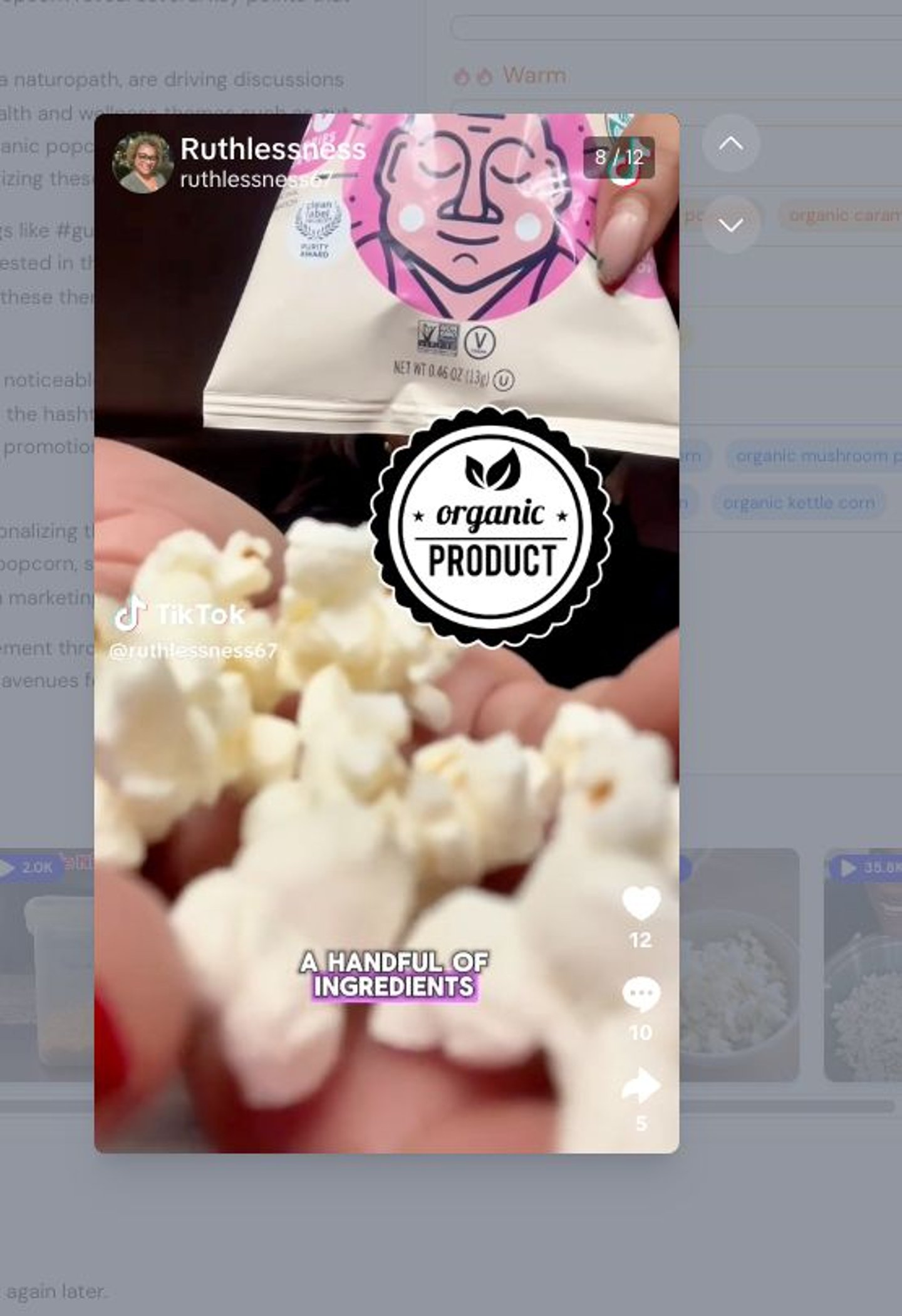 LesserEvil Organic Popcorn