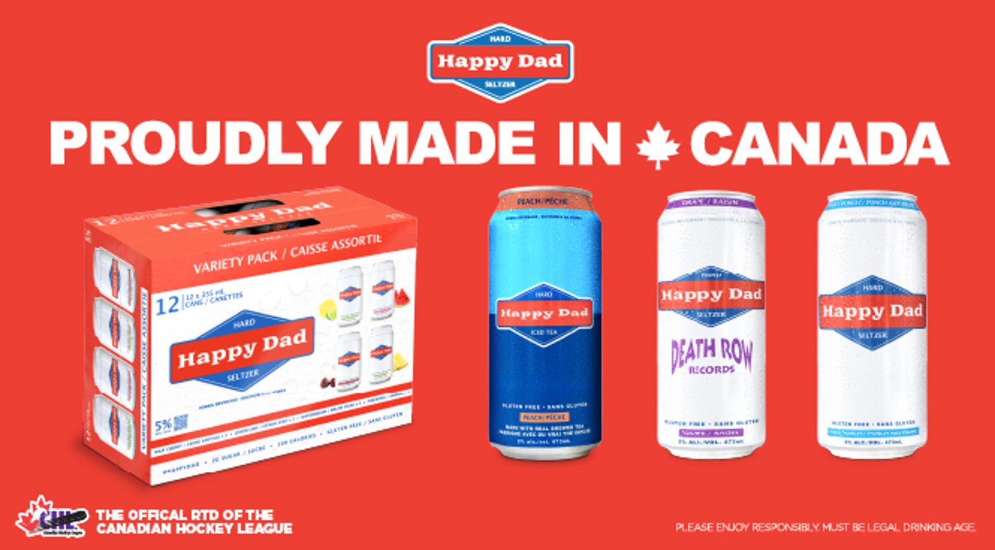 Happy Dad Proudly Made in Canada