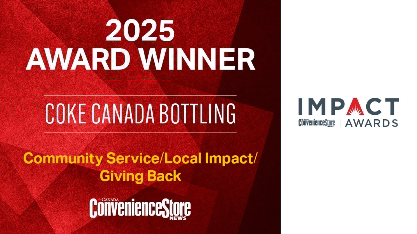 2025 Impact winner Coke