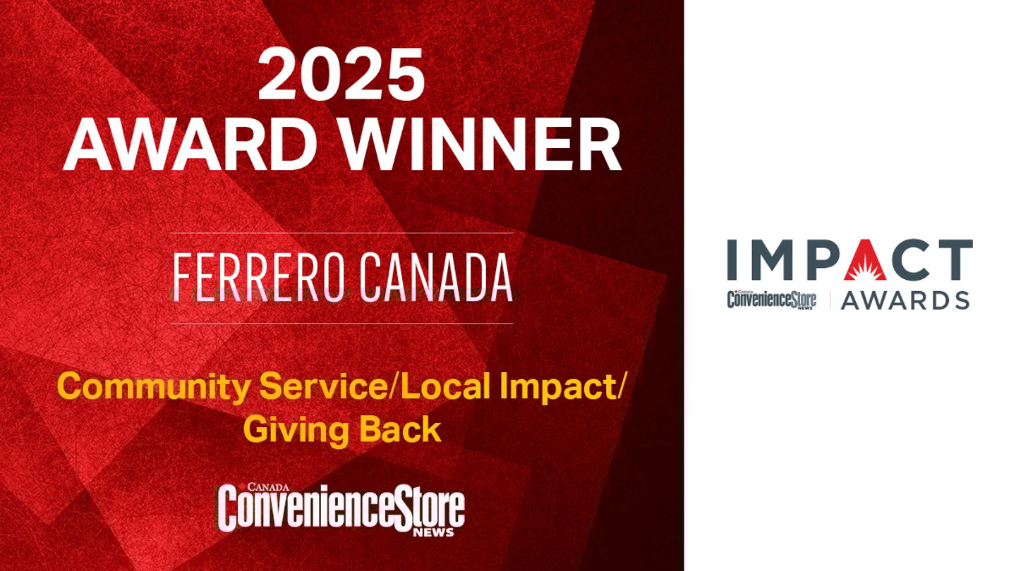2025 Impact winner Ferrero