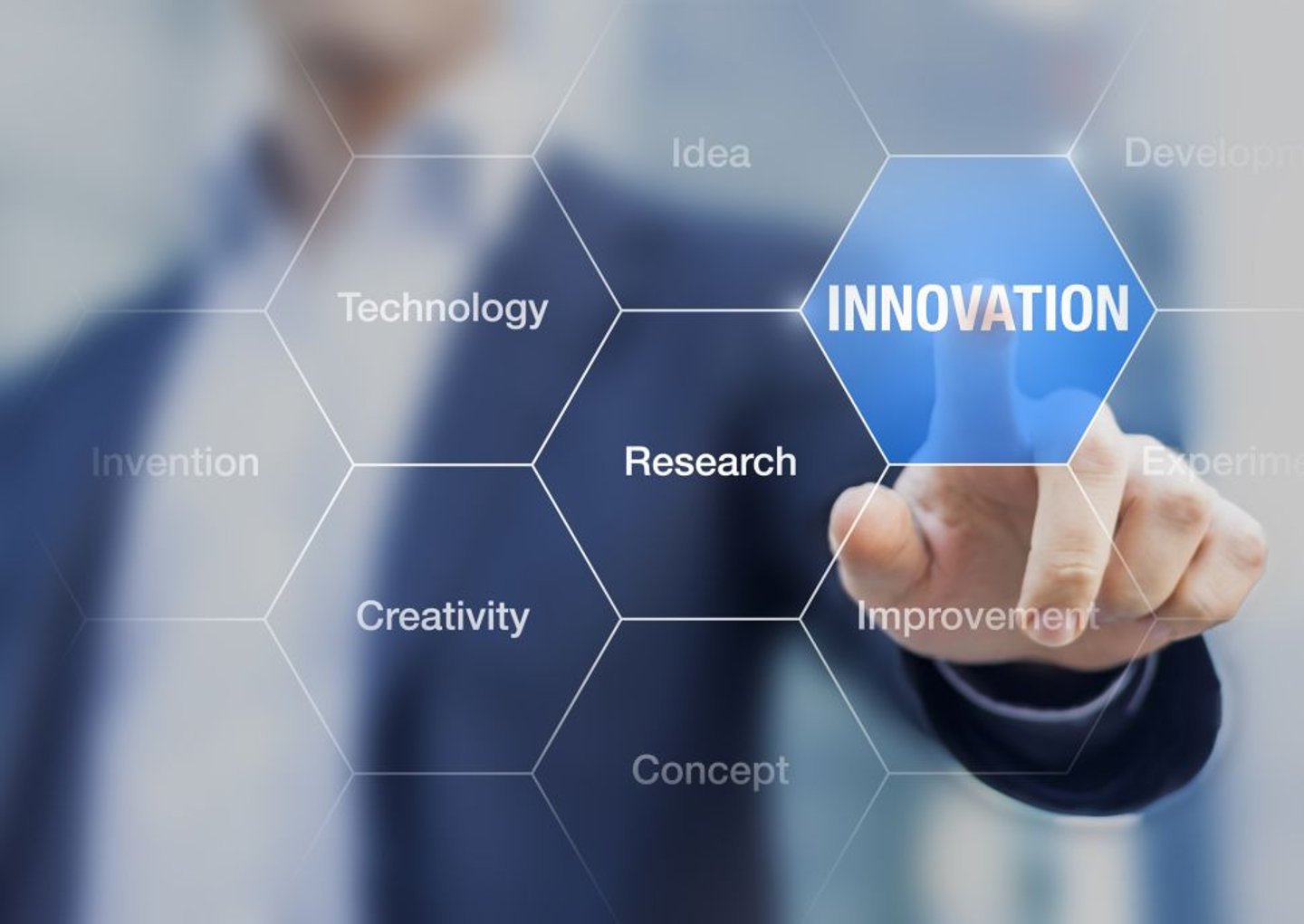 Innovation stock image