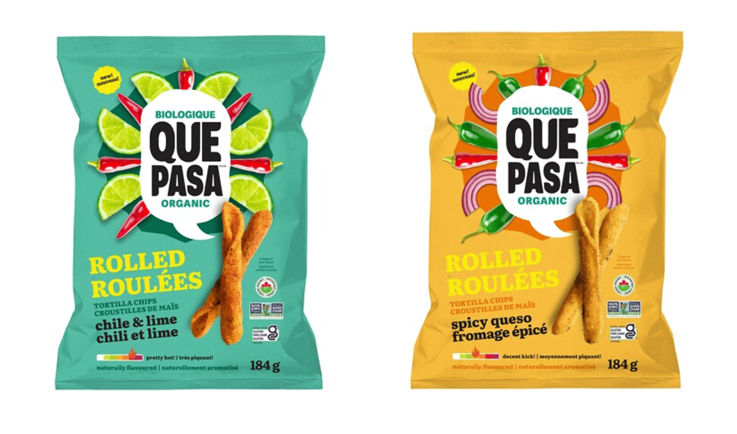 Organic Rolled Tortillas come in two flavours