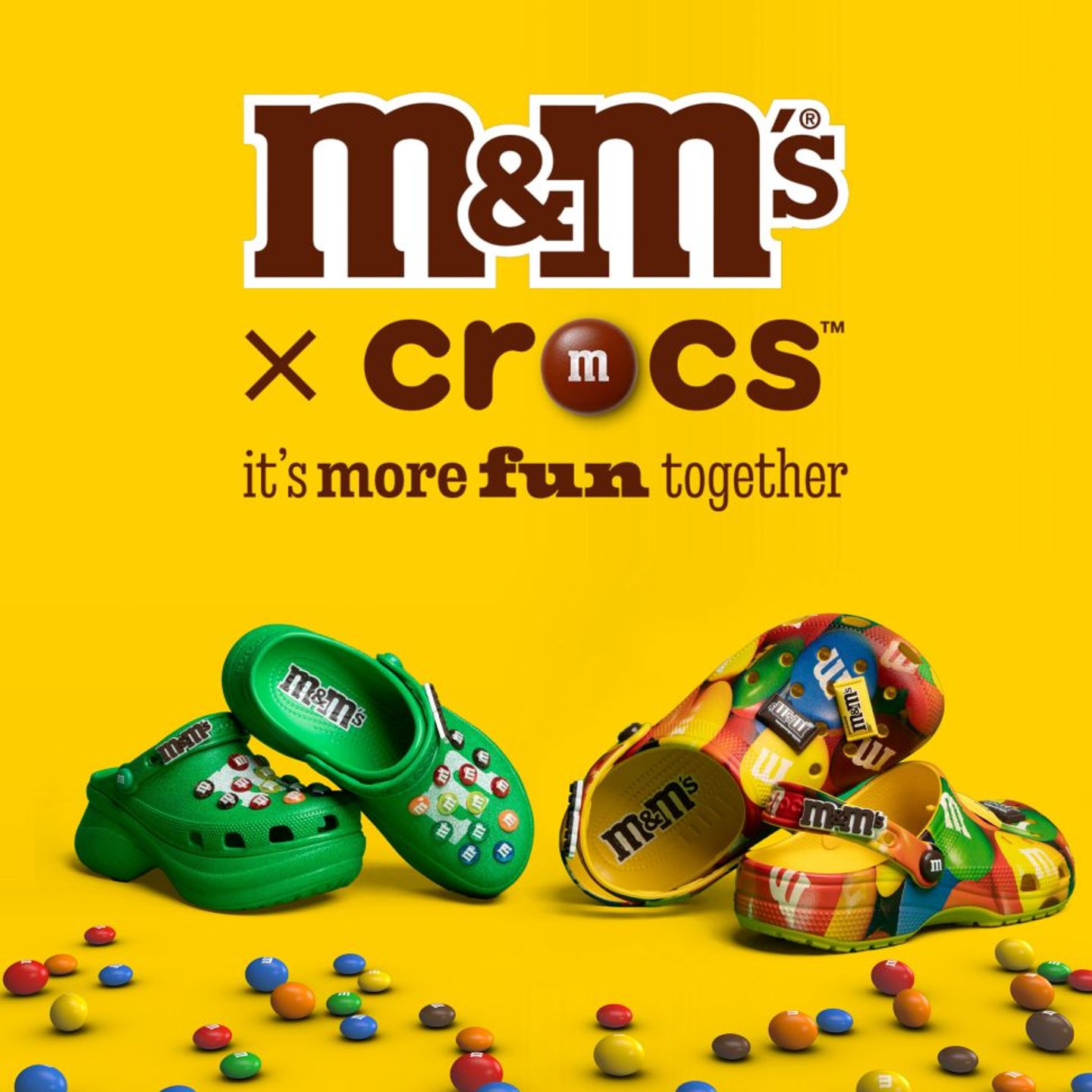 Crocs M&M collaboration