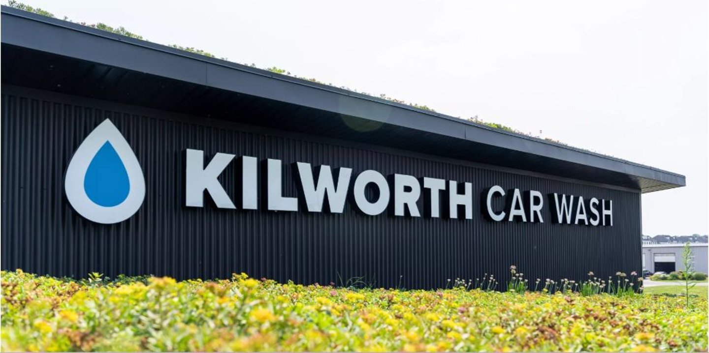 Kilworth Car Wash Green Roof