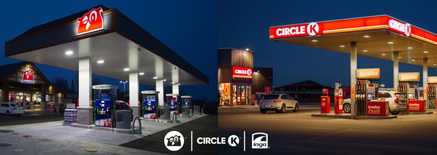 Couche-Tard and Circle K gas stations