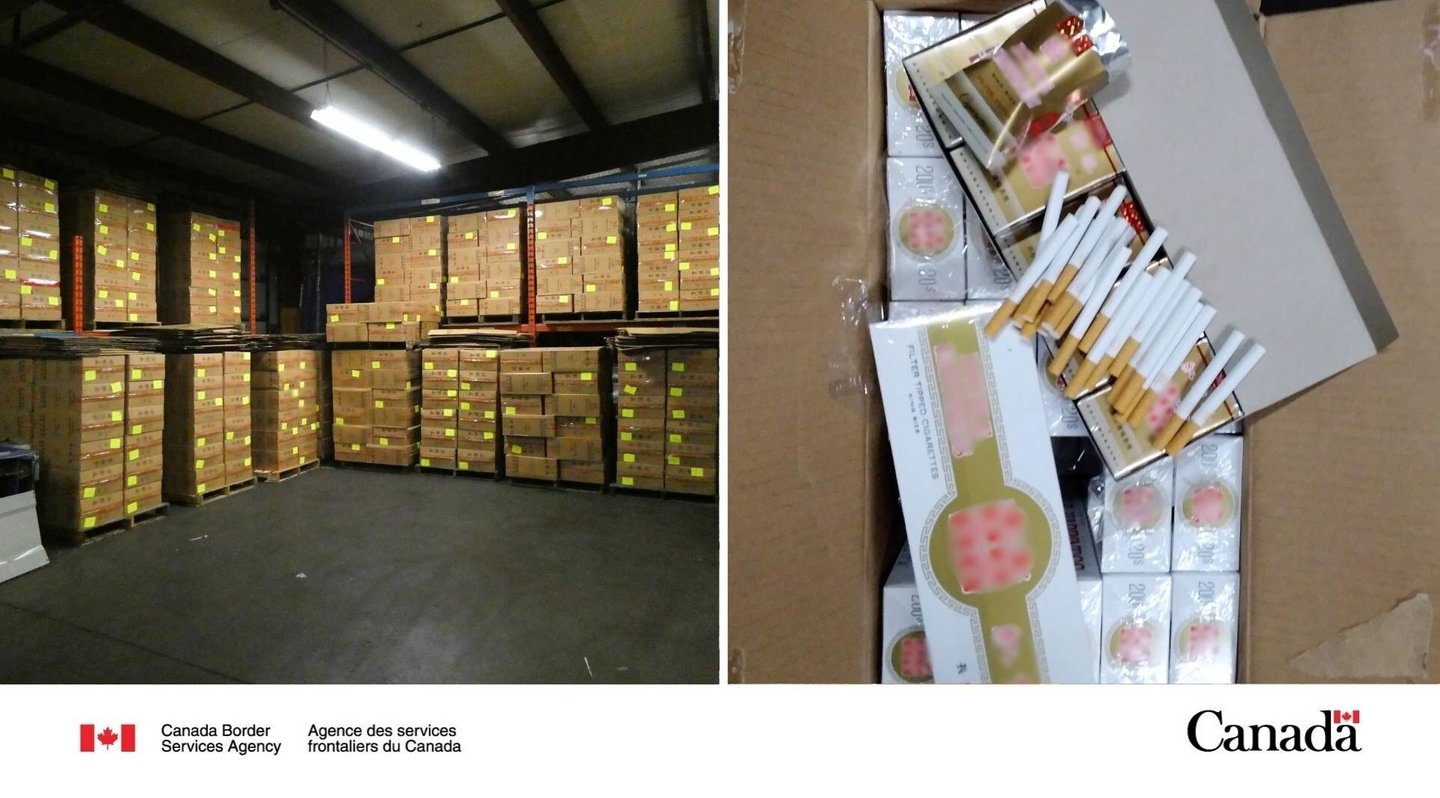 Contraband tobacco seized