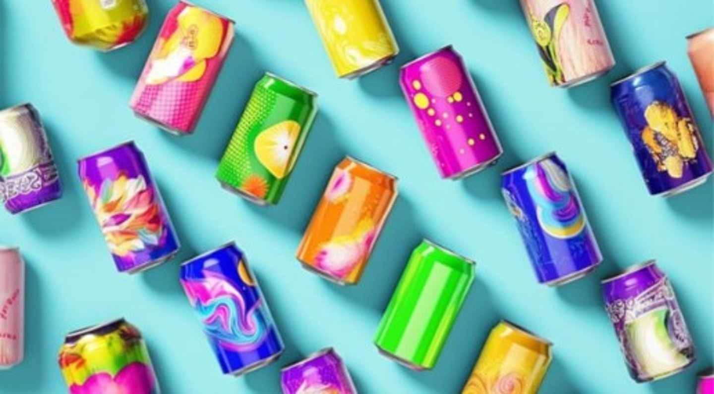 Colourful Drink Cans