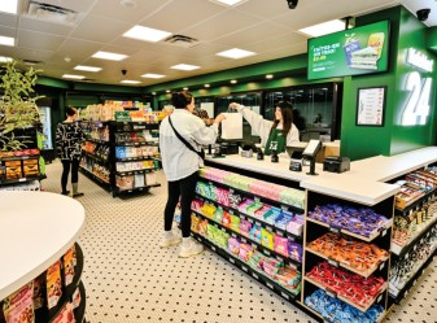 KaleMart24 Store Interior and Check-Out