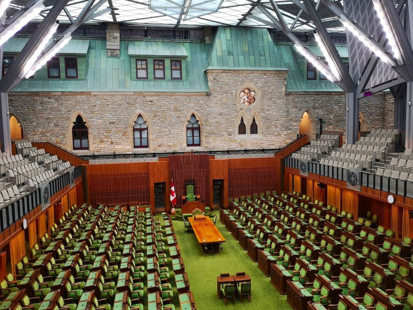 Canada Parliament Interior Stock Image