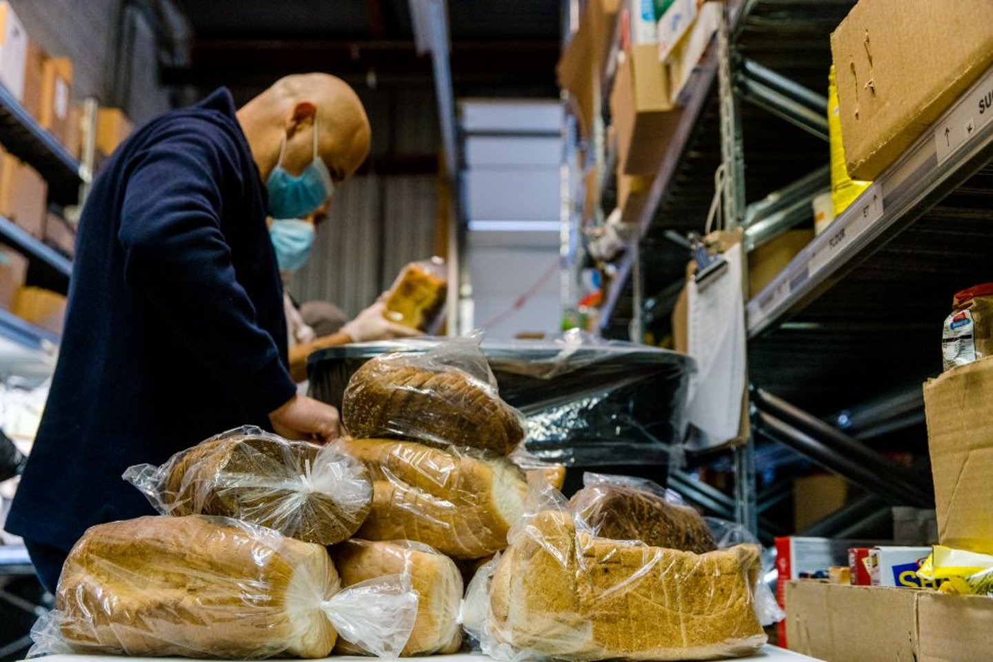 Food Bank Toronto Stock Image