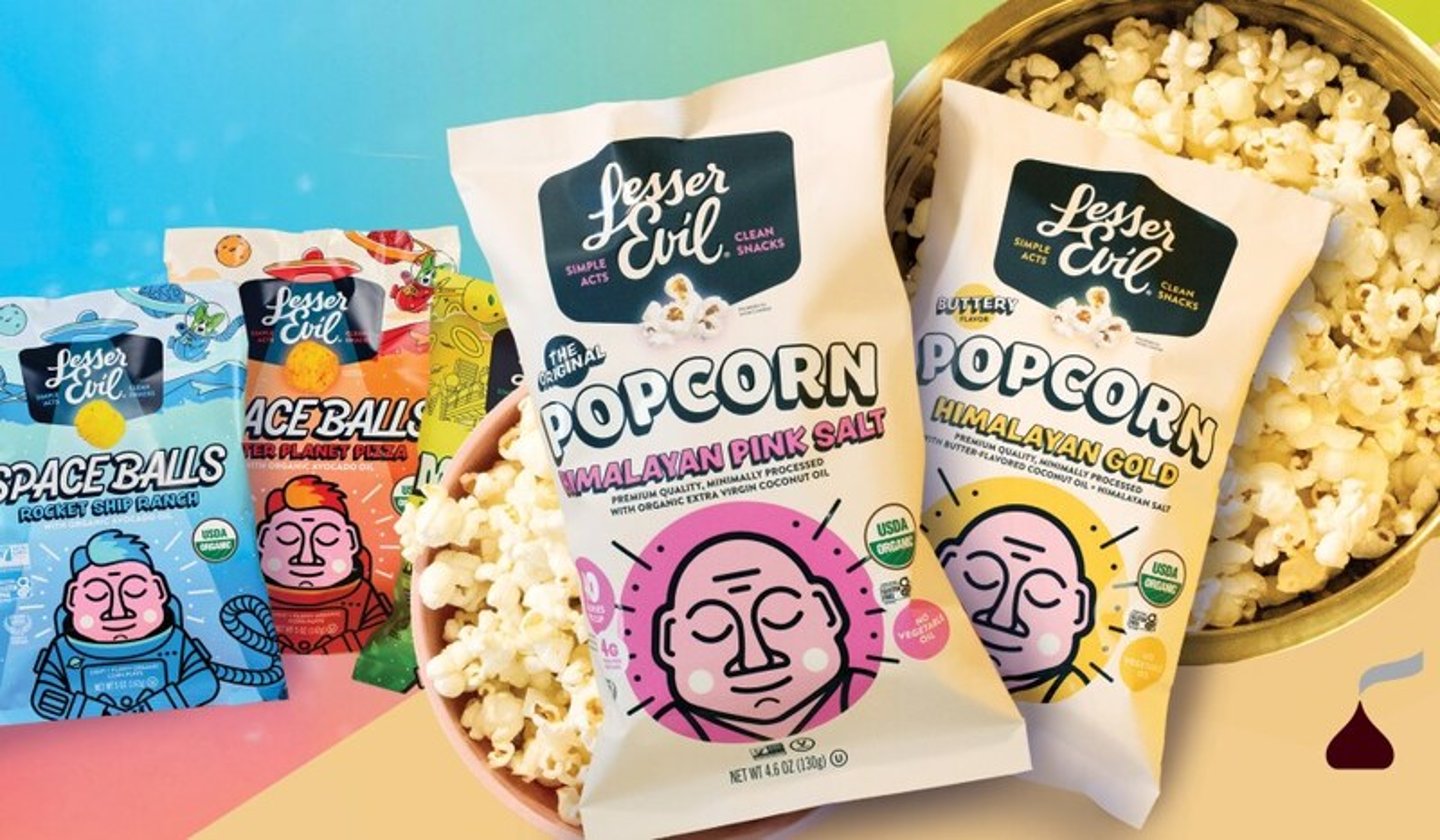 Hershey and LesserEvil Popcorn