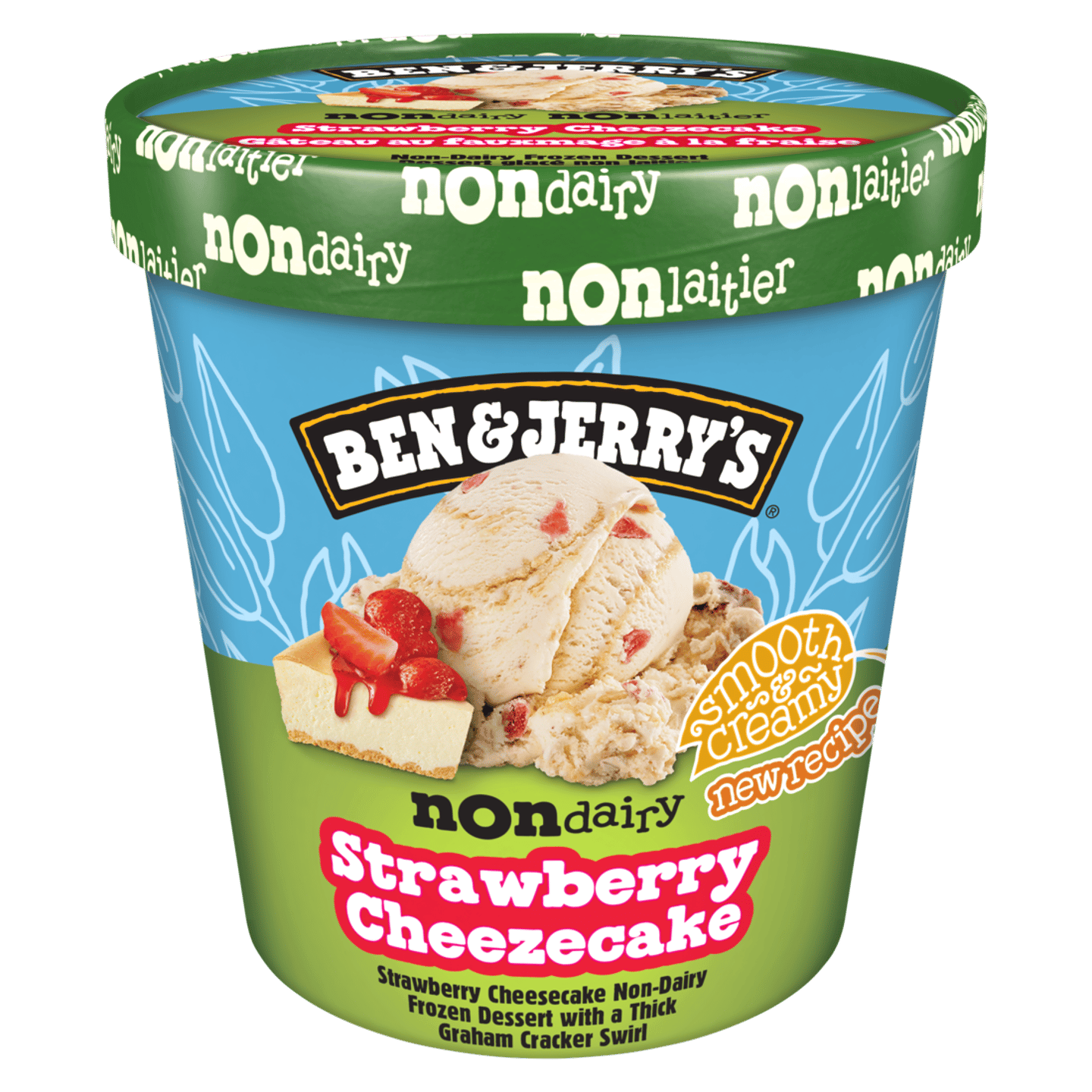 Ben and Jerry no dairy Strawberry Cheesecake