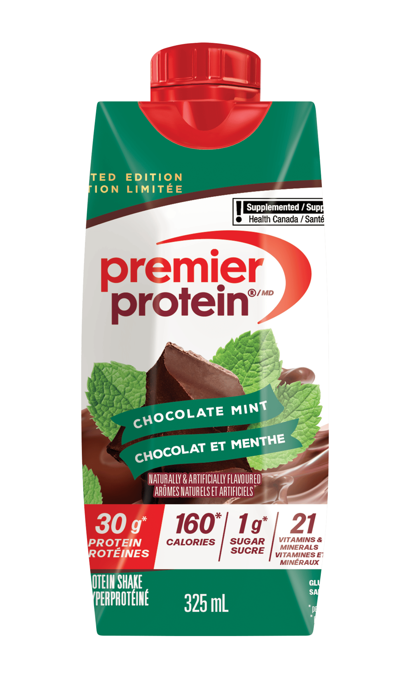 New Chocolate mint Premier Protein bottle