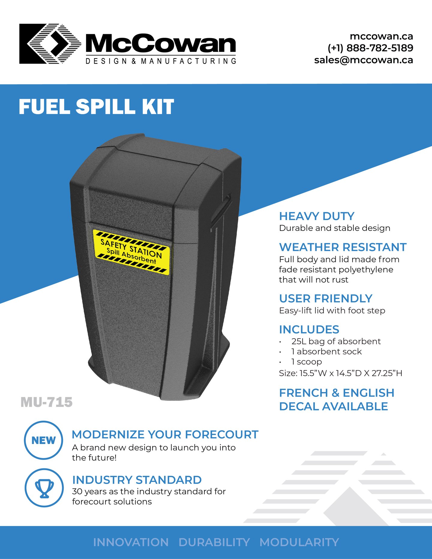 McCowan Fuel Spill Kit Full
