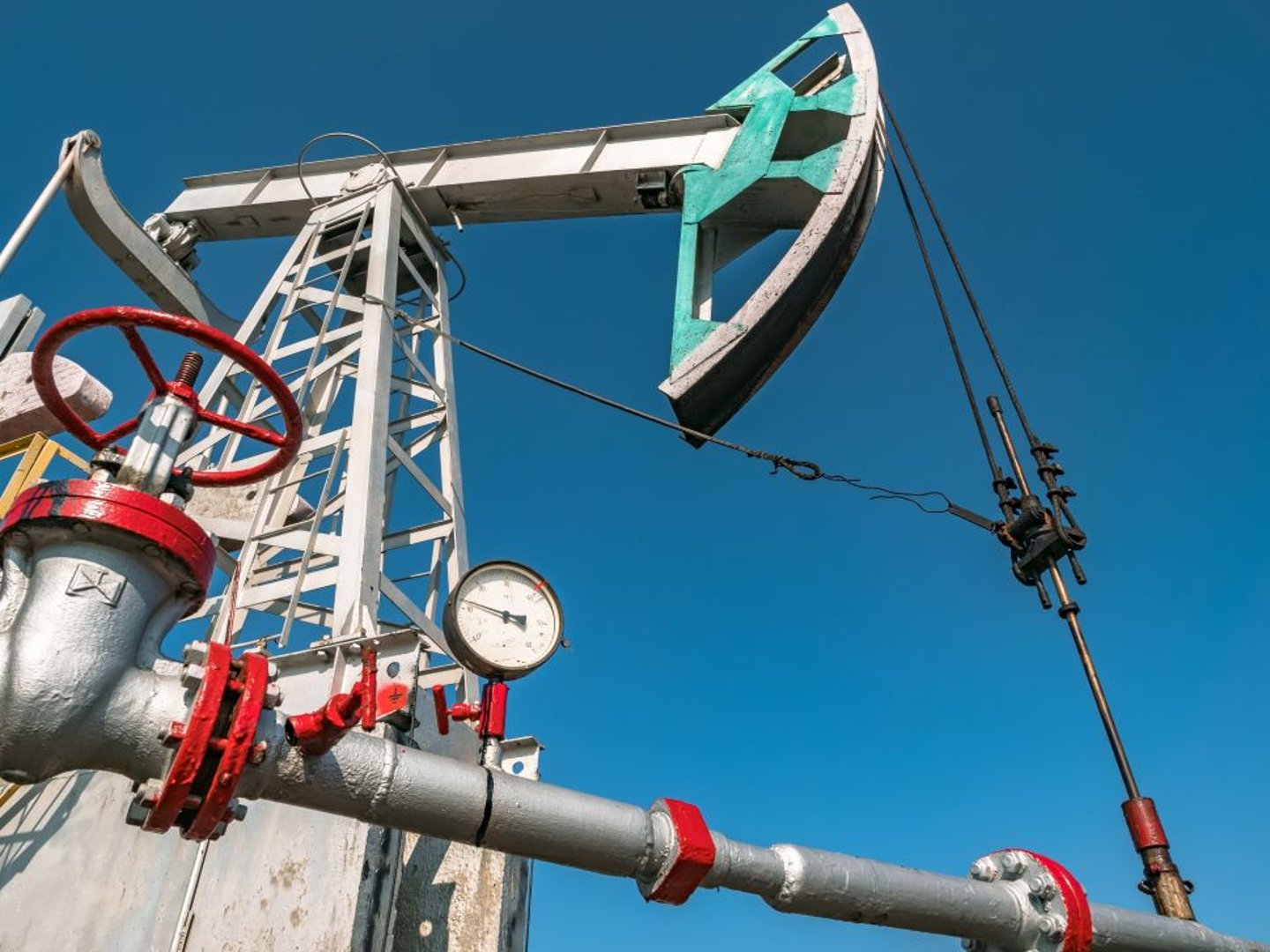 Oil Pump Jack stock image