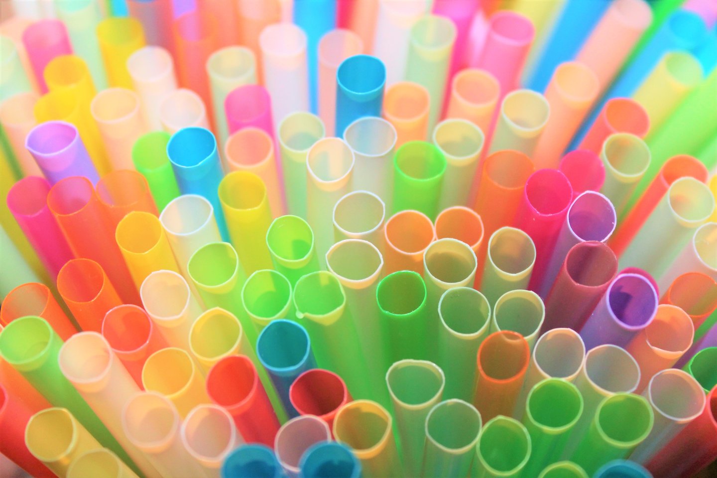 Colourful straws