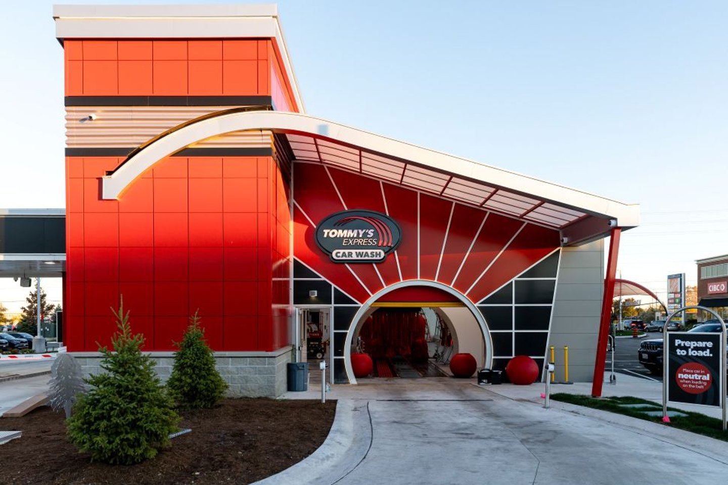 Tommys express Car Wash Exterior View