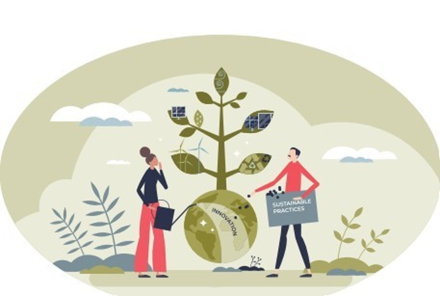 Leadership Tree stock image graphic