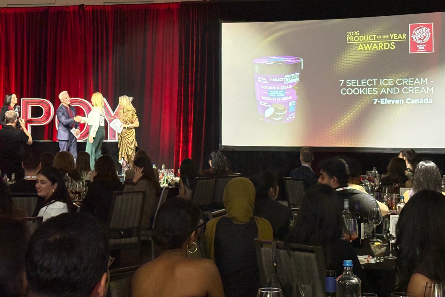 7-Eleven accepting award at 2026 POY