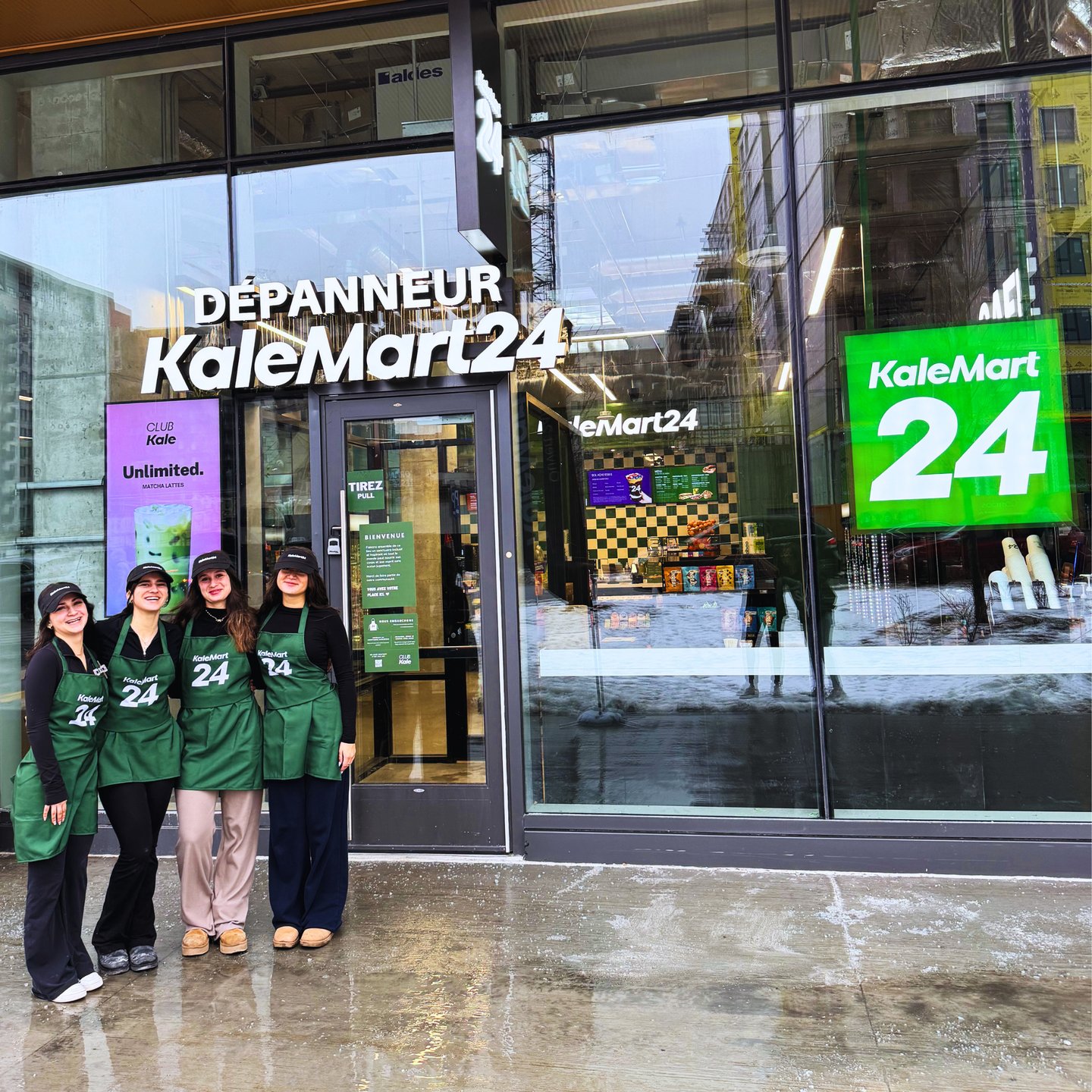 staff stands outside Depanneur KaleMart24