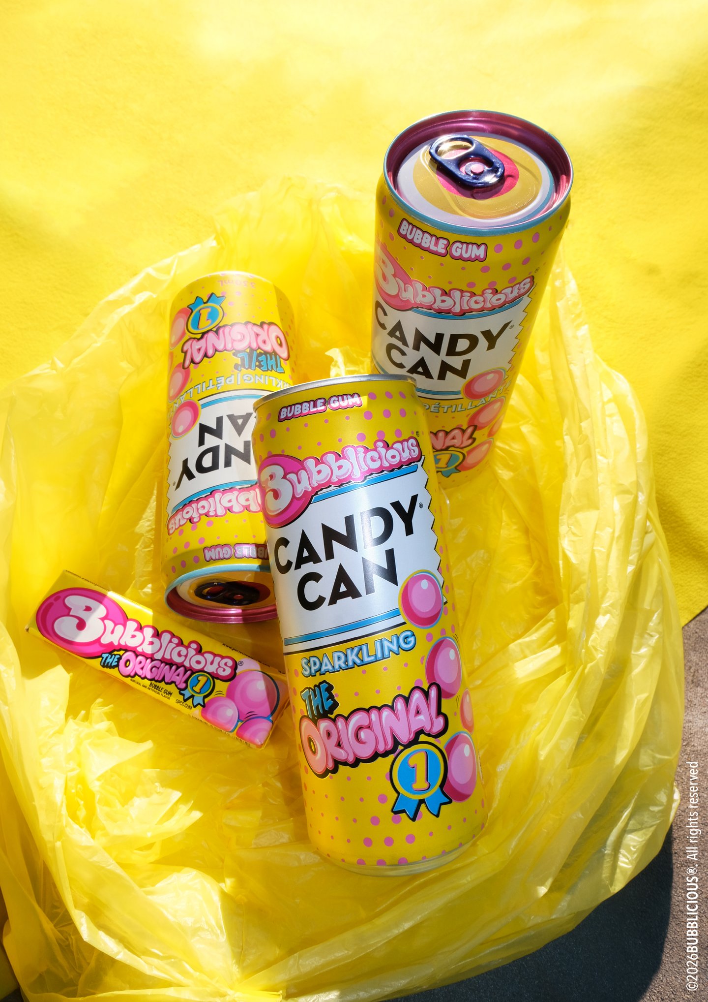 Candy Can's Bubblicious flavour soda